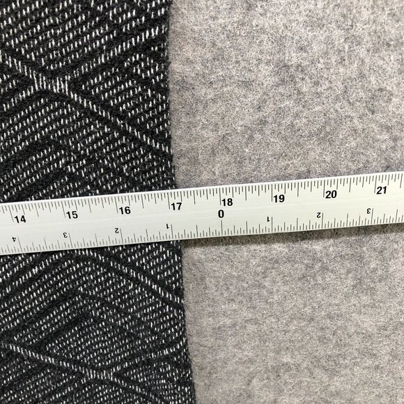 Zara Short Sleeve Shift Dress Size S Black White Printed Knit Stretch Sweater - Picture 7 of 10